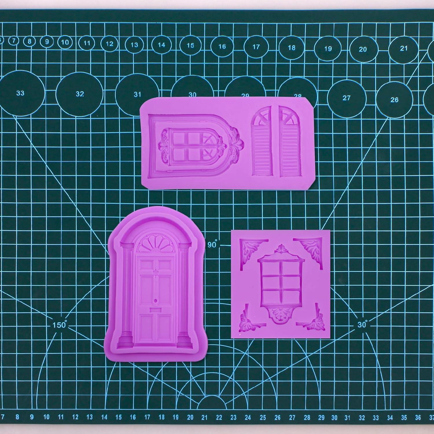 Moldes de Silicona Casa Nórdica Infovox Set de 3 para Fondant