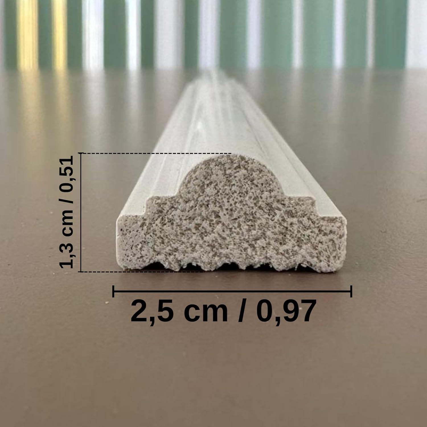 Kit de Moldura de Pared Pre-Cortado DECOZAYN 30 Piezas Blanco