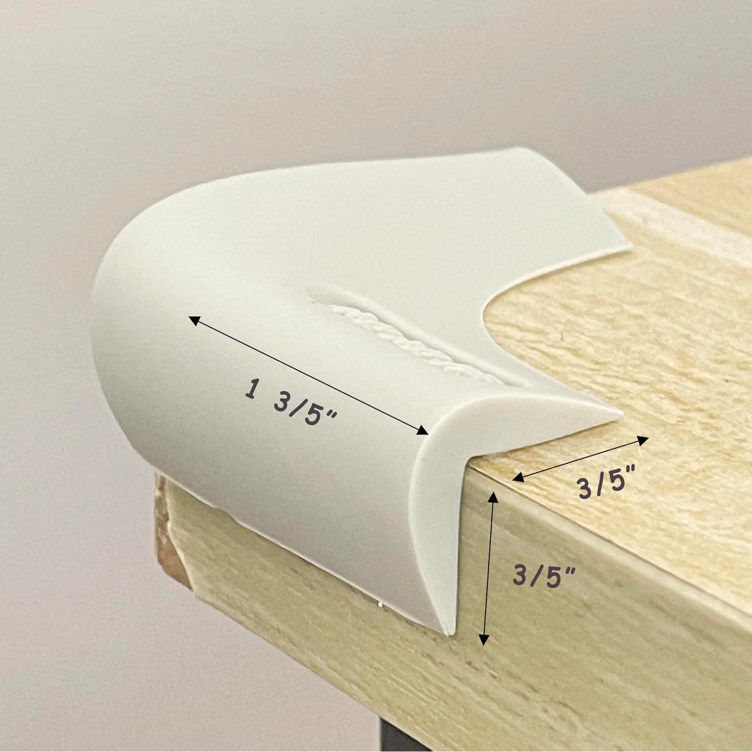 Protectores de Esquinas de Silicona Angloria 8 Piezas Negro