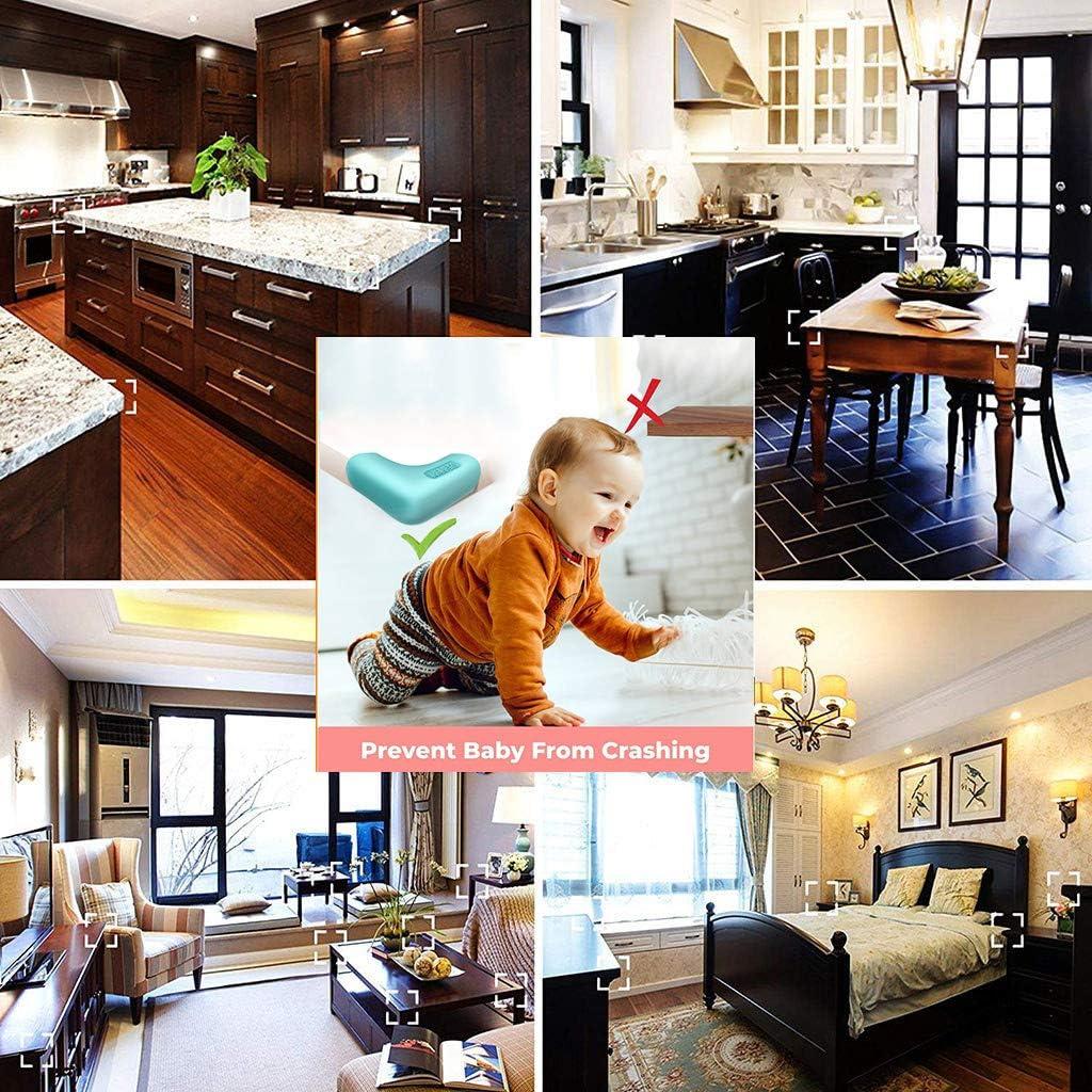 Protectores de Esquinas de Silicona Angloria 8 Piezas Negro