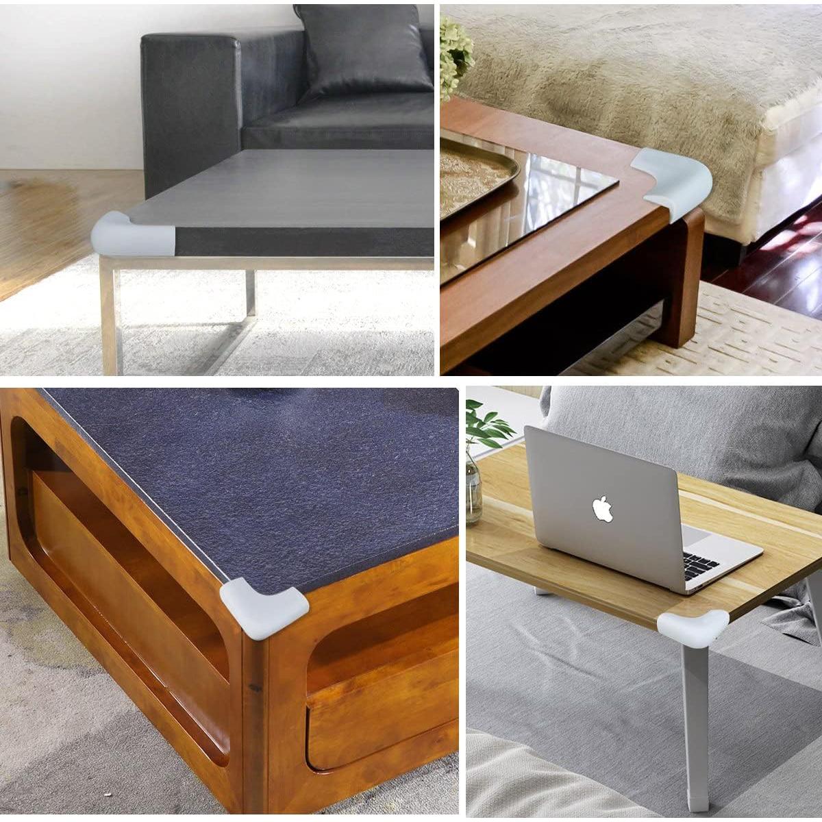 8 Protectores de Esquinas de Silicona Altatac - Marrón