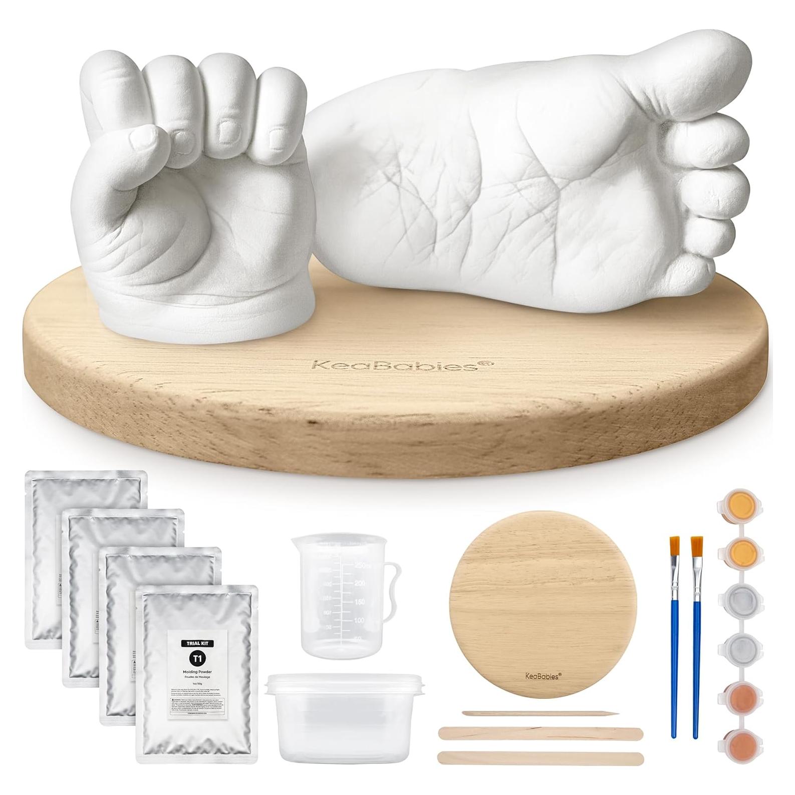 Kit de Moldeo de Manos y Pies KeaBabies - Recuerdo 3D Bebés