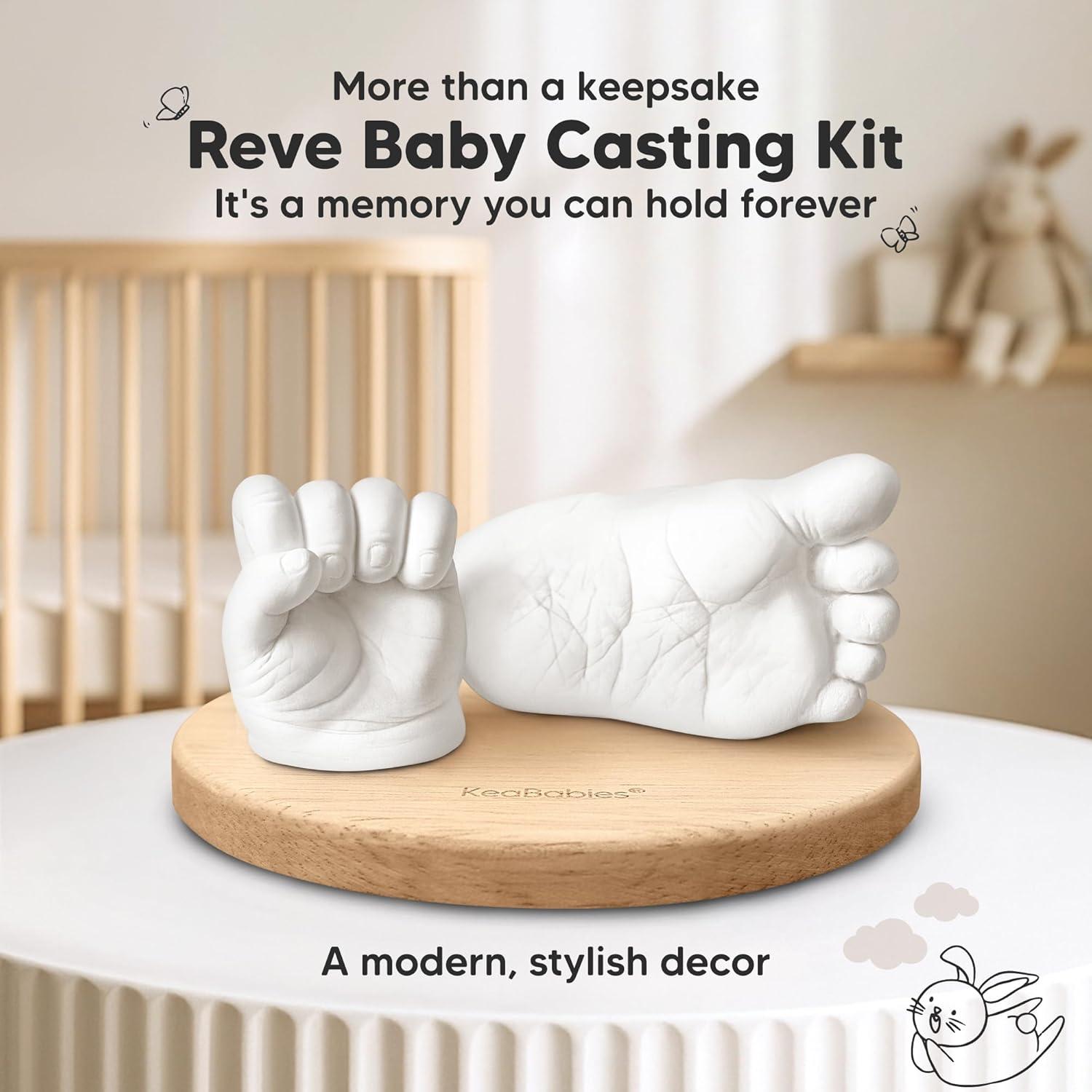 Kit de Moldeo de Manos y Pies KeaBabies - Recuerdo 3D Bebés