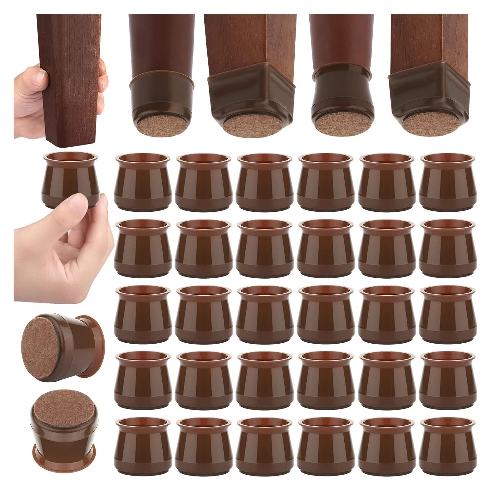 Protector de patas de silla CNDREAM 32 piezas silicona para pisos