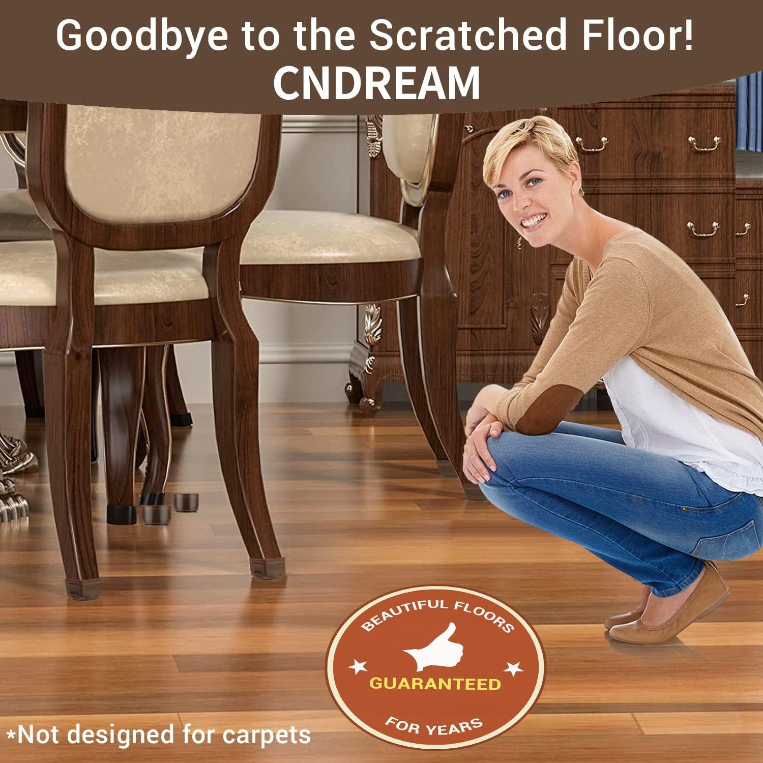 Protector de patas de silla CNDREAM 32 piezas silicona para pisos