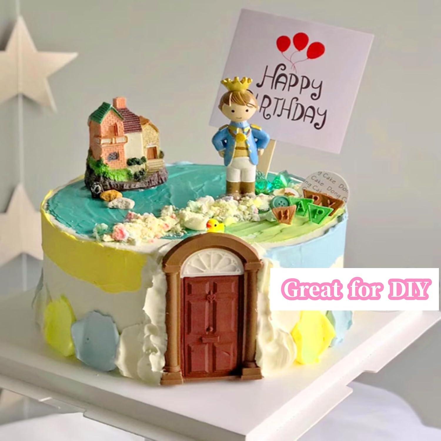 Juego de 2 Moldes de Silicona Rosa AUNMAS para Pasteles