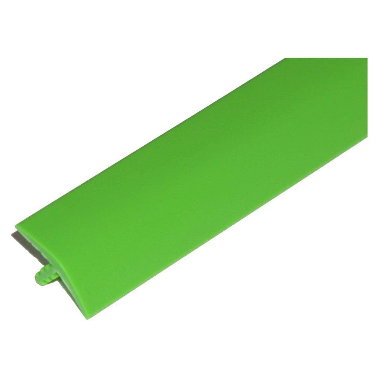 Moldura en T Plástico Verde Brillante 25 pies 3/4" para Gabinetes