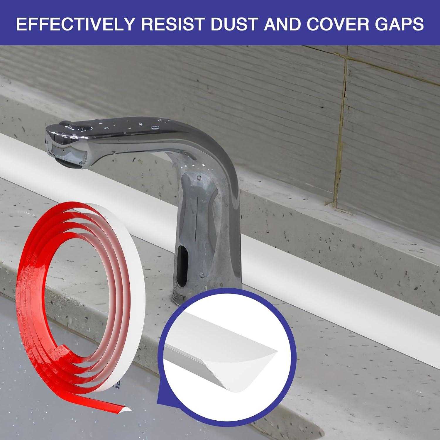 Moldura Flexible Adhesiva WURJHSONG 1.01m Blanco 2.11cm