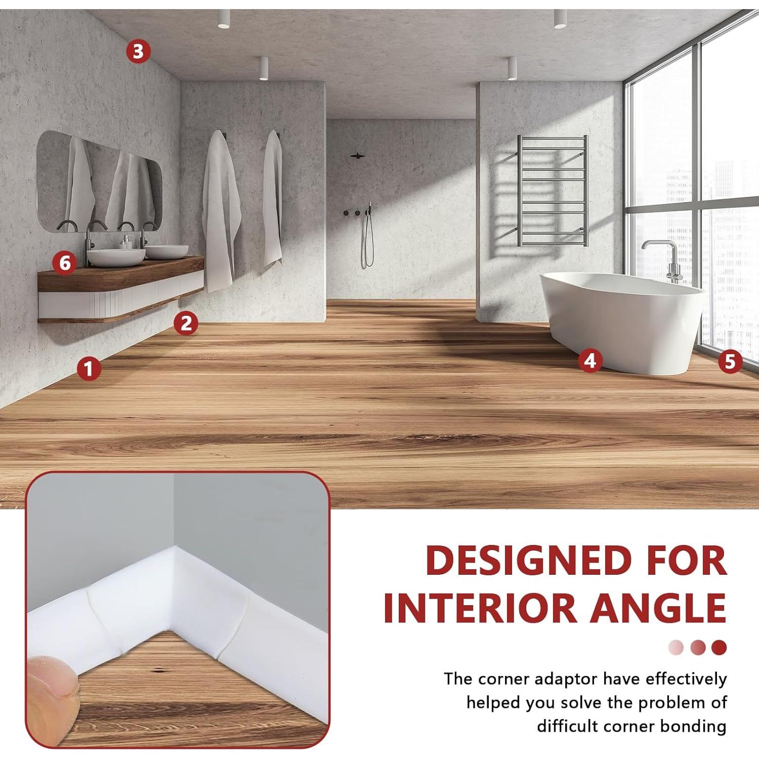 Kit de Moldura Autoadhesiva Flexible Lettry 1.27 cm x 6 m Blanco