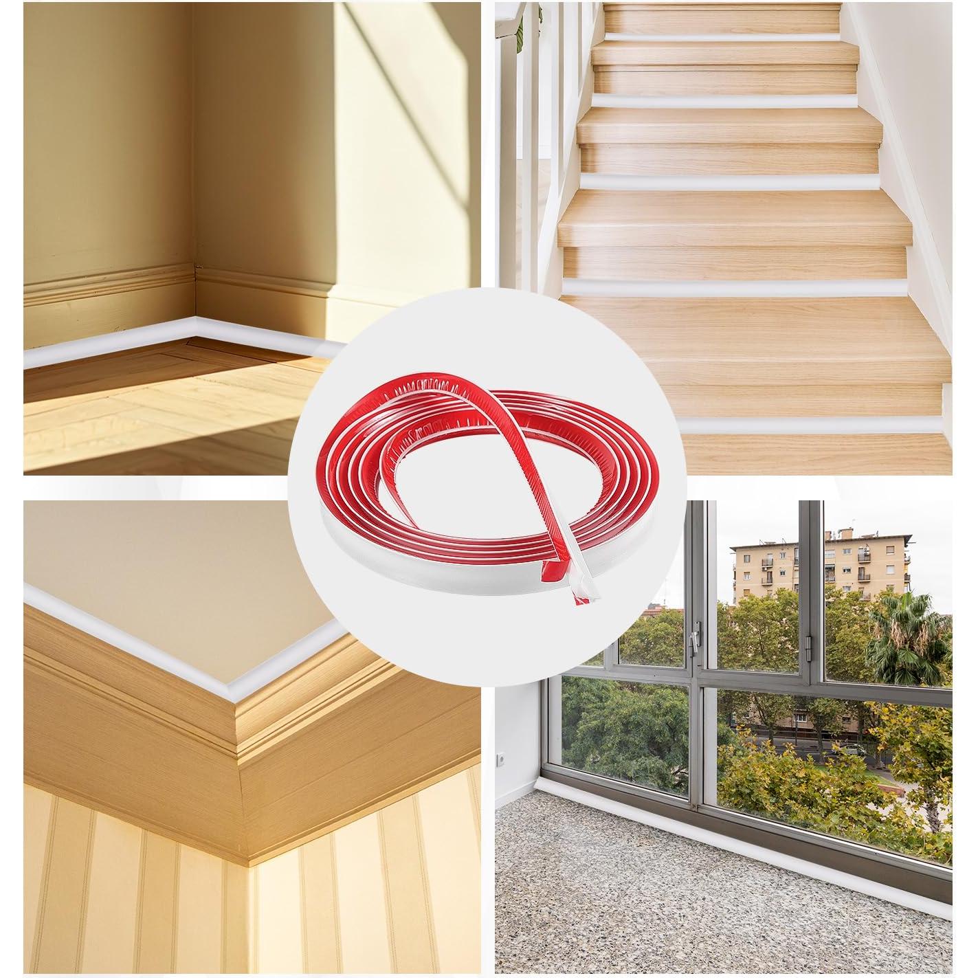 Moldura Flexible de Cuarto Redondo Penitue 303x1.4cm Silicona