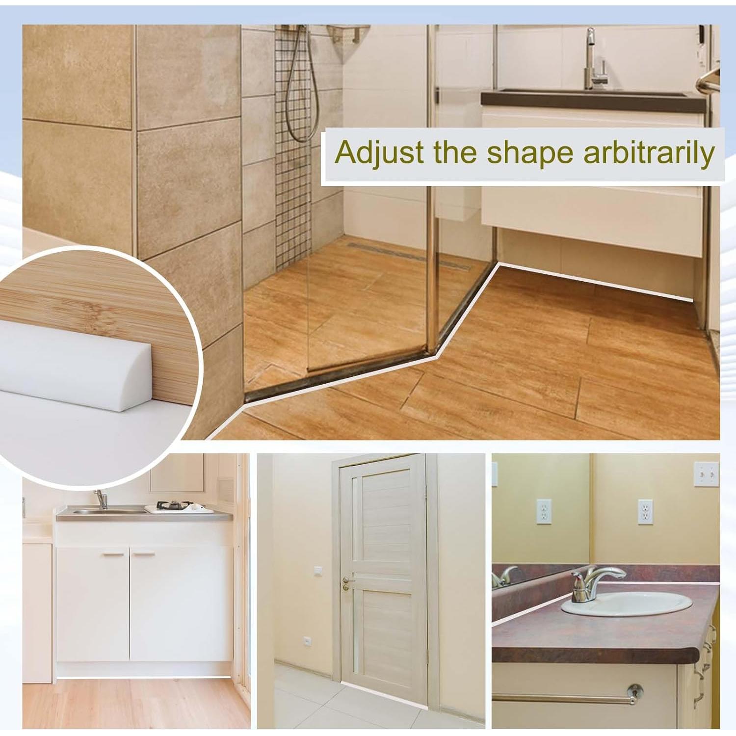 Moldura Flexible Autoadhesiva Astrallgn 19x19 mm para Esquinas