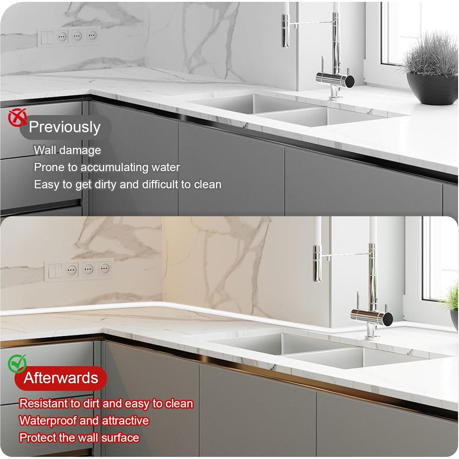 Tira de sellado de silicona LPZNUYVC 23.1cm a prueba de viento