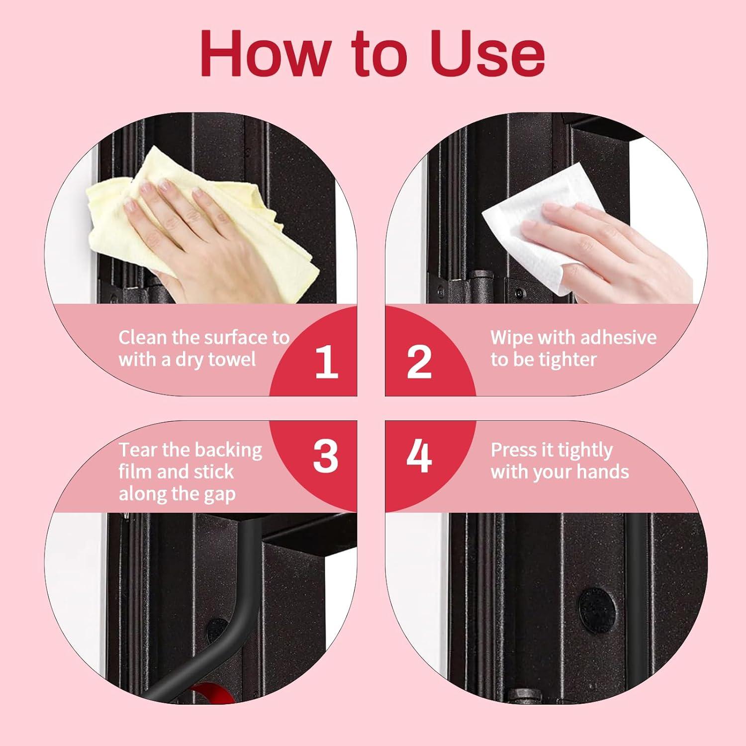 Burlete de Puerta RAINFLOW 6.1m Silicona Autoadhesivo Negro