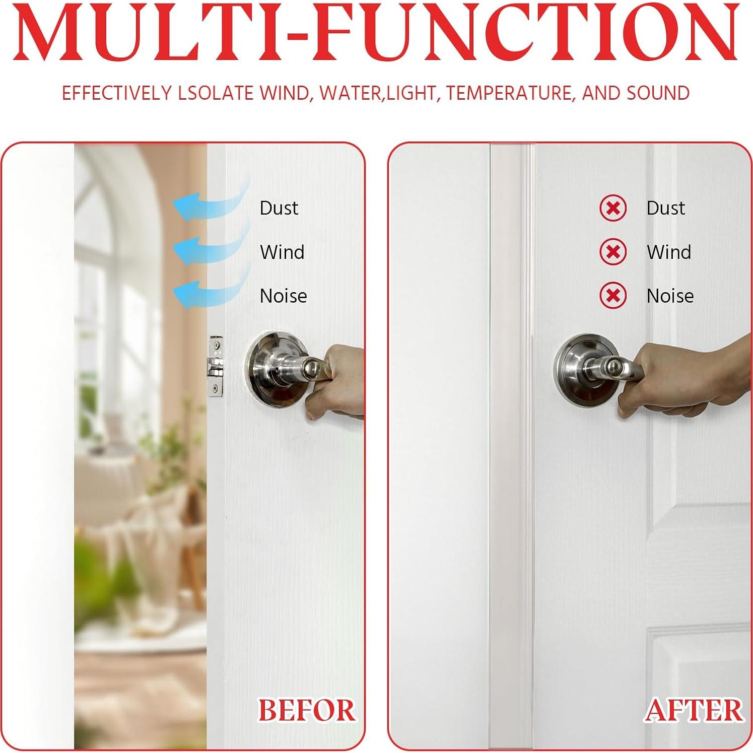 Tira de Sellado de Goma Pangda 6.1 m Autoadhesiva Blanca