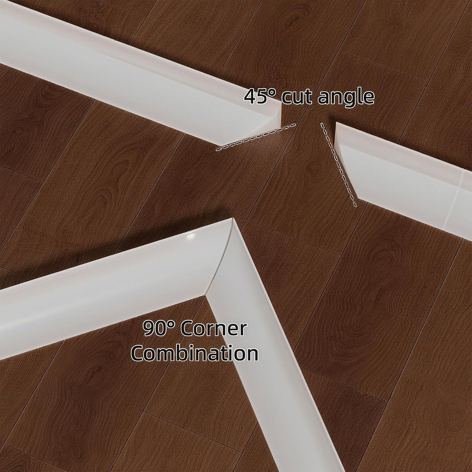 Moldura Cuarterona Flexible Luya 199.5 cm Autoadhesiva