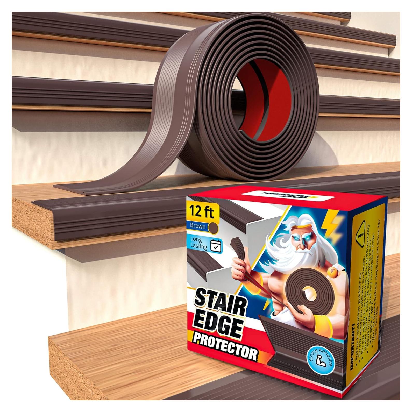 Protector de Borde de Escalera 3.66m THUNDER GRIP Antideslizante