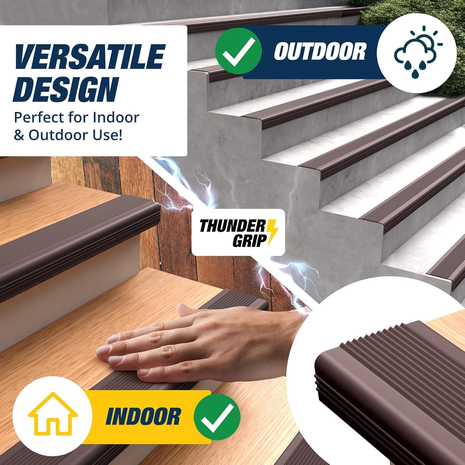 Protector de Borde de Escalera 3.66m THUNDER GRIP Antideslizante