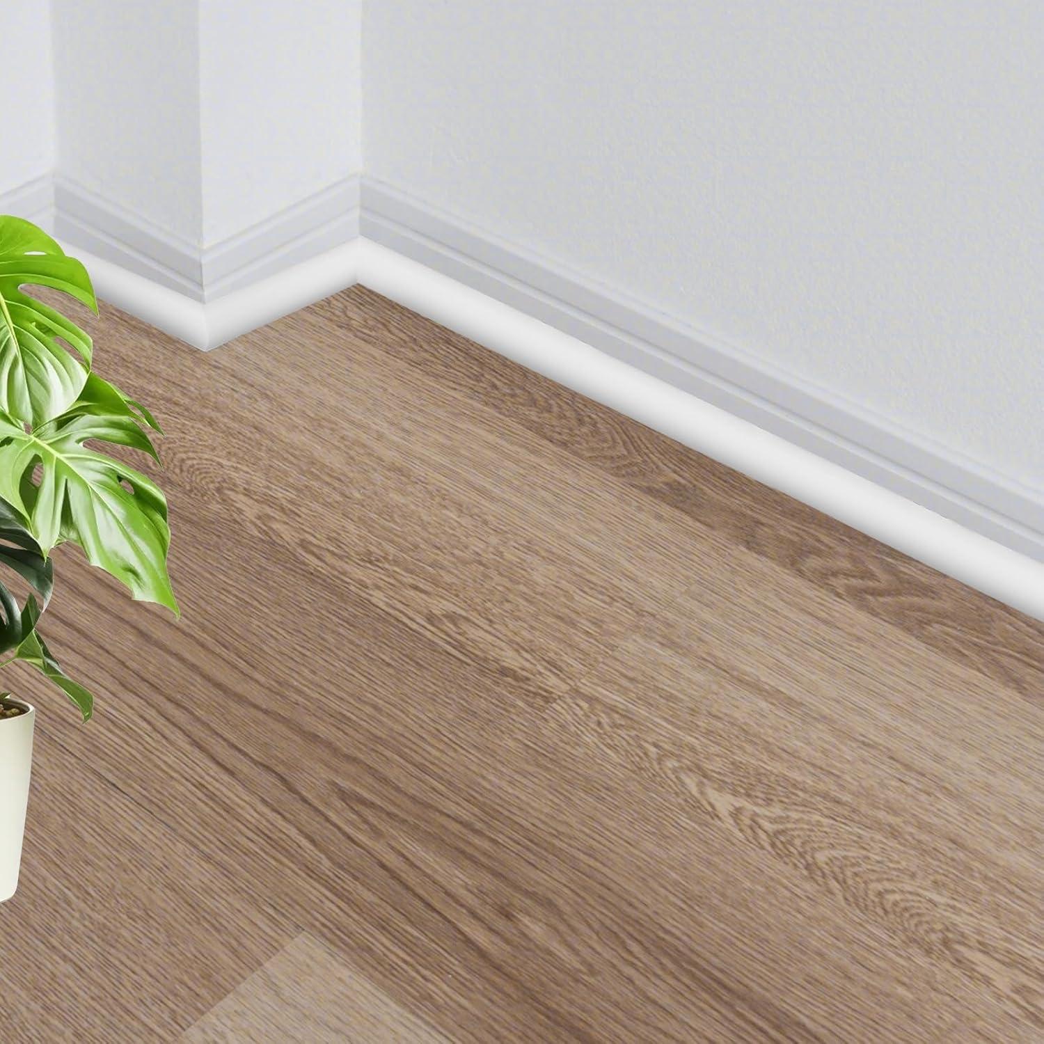 Moldura Flexible Autoadhesiva 6m MVVM Blanca para Decoración