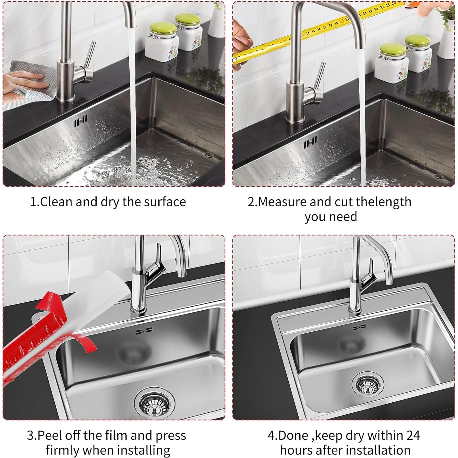 Moldura Flexible Autoadhesiva 6m MVVM Blanca para Decoración