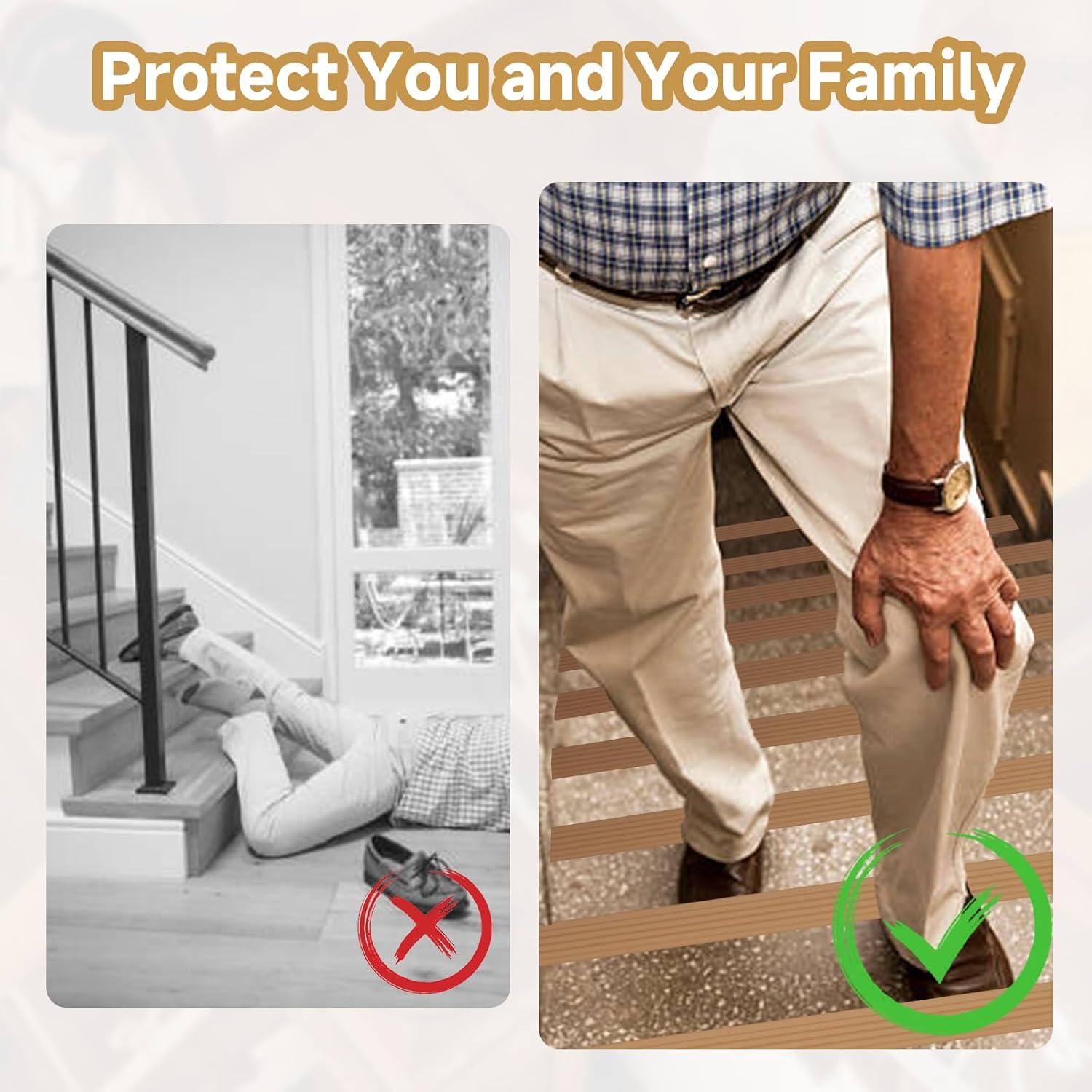 Protector de Bisel de Escalera TONGMO 1.22M Goma Antideslizante