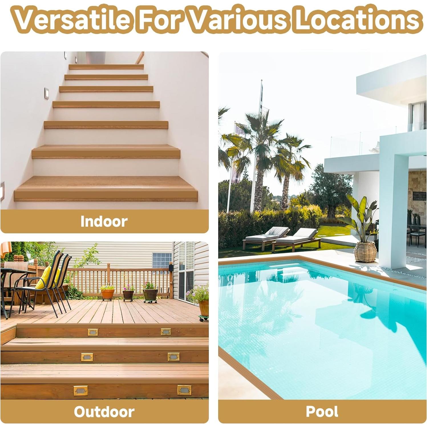 Protector de Bisel de Escalera TONGMO 1.22M Goma Antideslizante