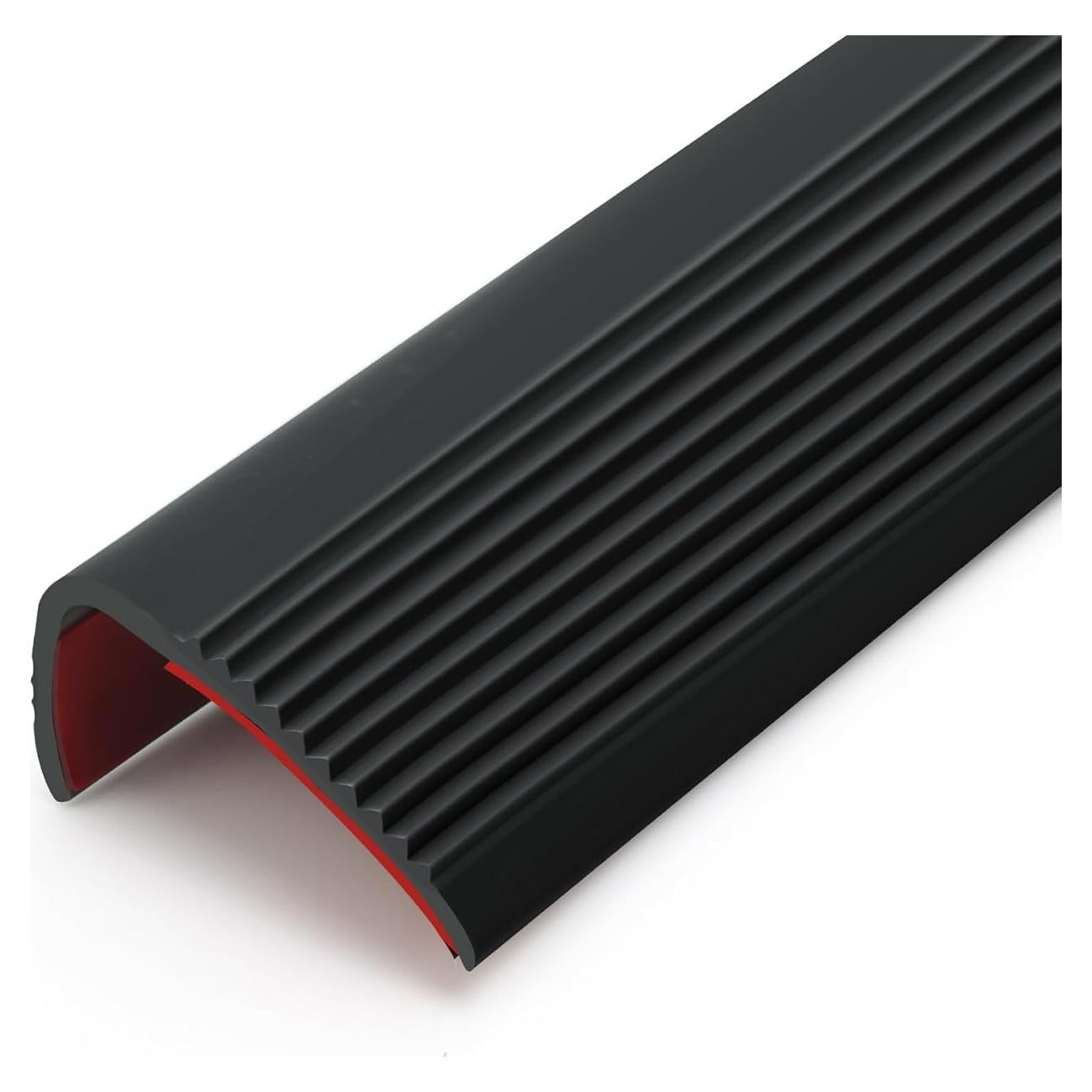 Bisel Antideslizante Taaizau 5m Negro para Escaleras PVC