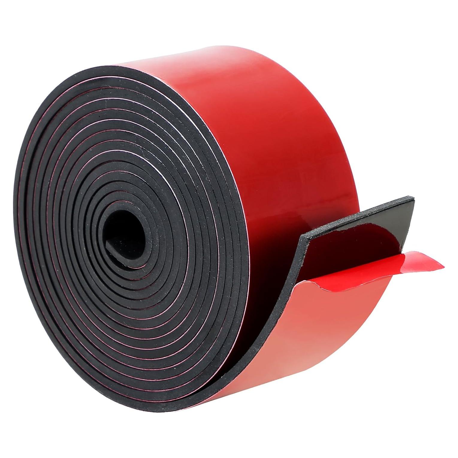 Tira de goma neopreno autoadhesiva 3.175mm x 50.8mm x 3.048m