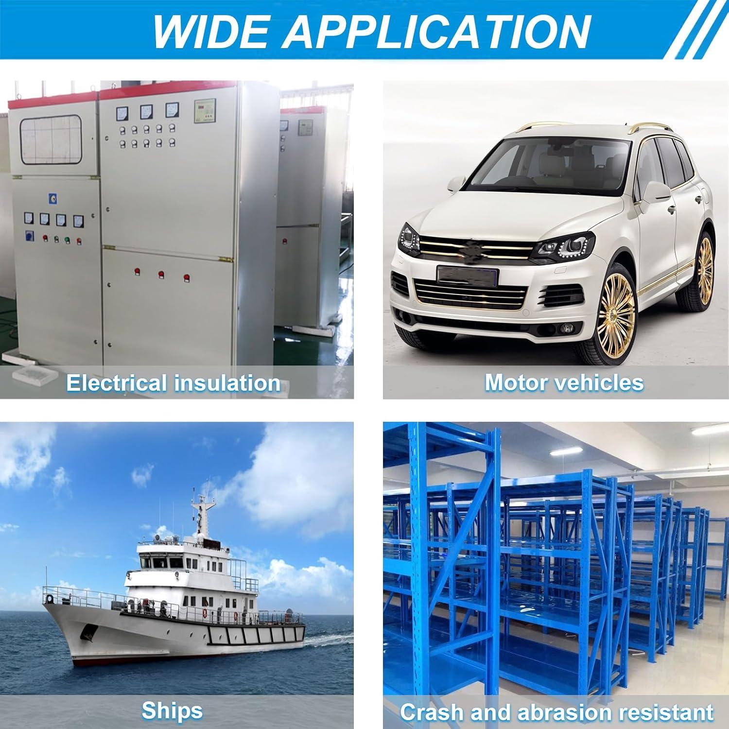 Tira de goma adhesiva neopreno 10.16 cm x 0.16 cm x 6.1 m