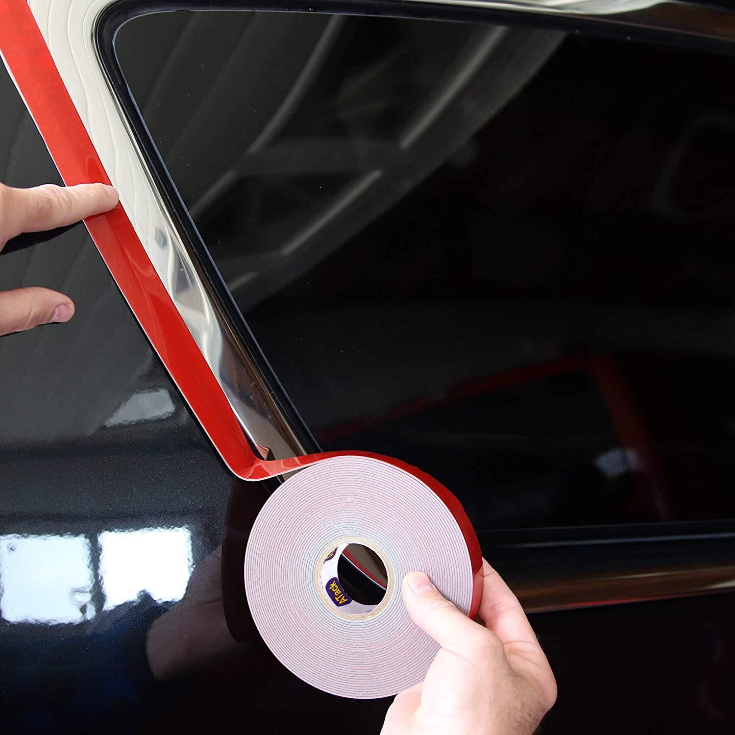 Cinta de Moldeo Automotriz Doble Cara ATack 1.3cm x 9.1m