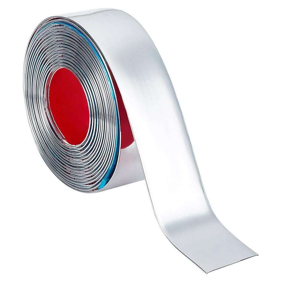 Moldura Autoadhesiva NBEADS 6m x 5cm PVC Plata para Pared