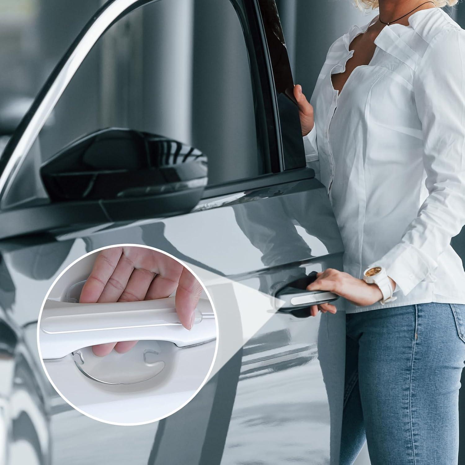 Protector de Manija de Puerta de Auto Meorain 8PCS Transparente