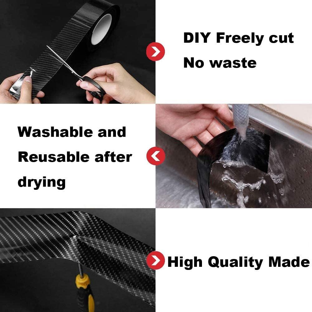 Protector de Bordes de Puertas Leasinder Vinilo 10.06m Negro