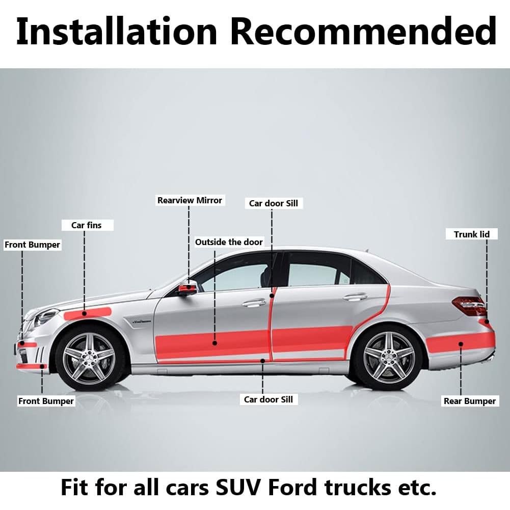 Protector de Bordes de Puertas Leasinder Vinilo 10.06m Negro