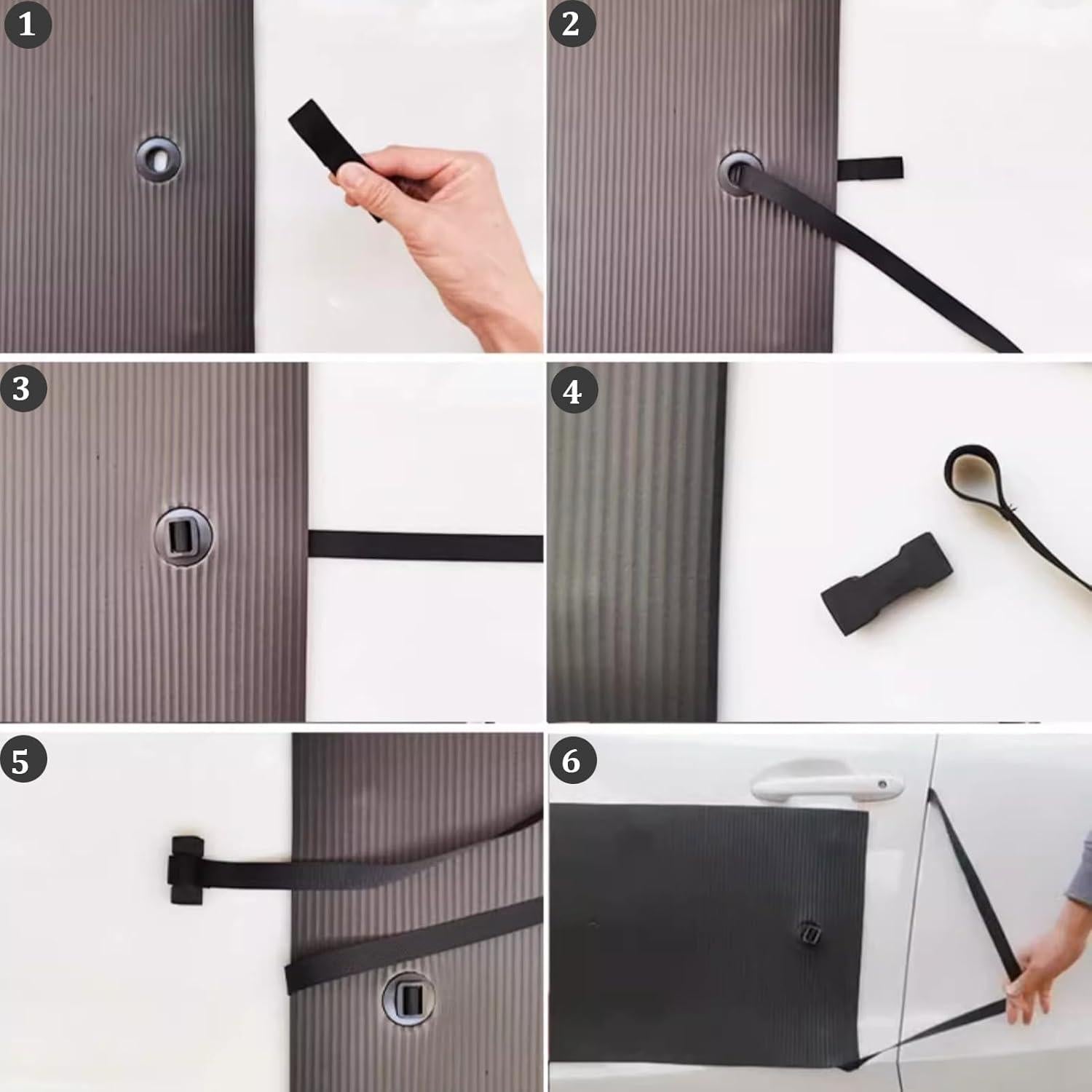 Protector Magnético para Puertas de Coche XNKLMYT 80x25cm