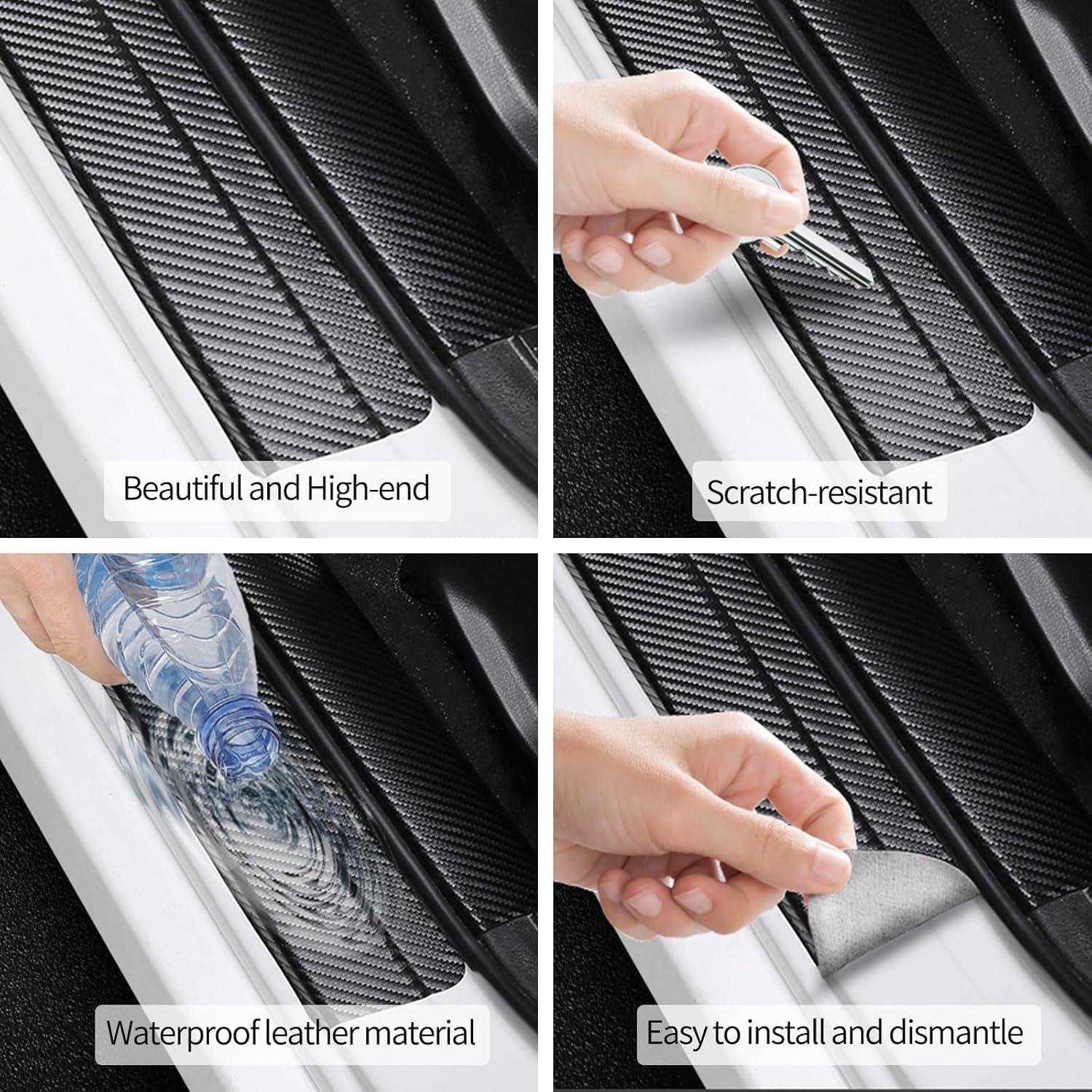 Protector de Umbral de Puerta de Auto JinzhuxiaGS 10 Piezas