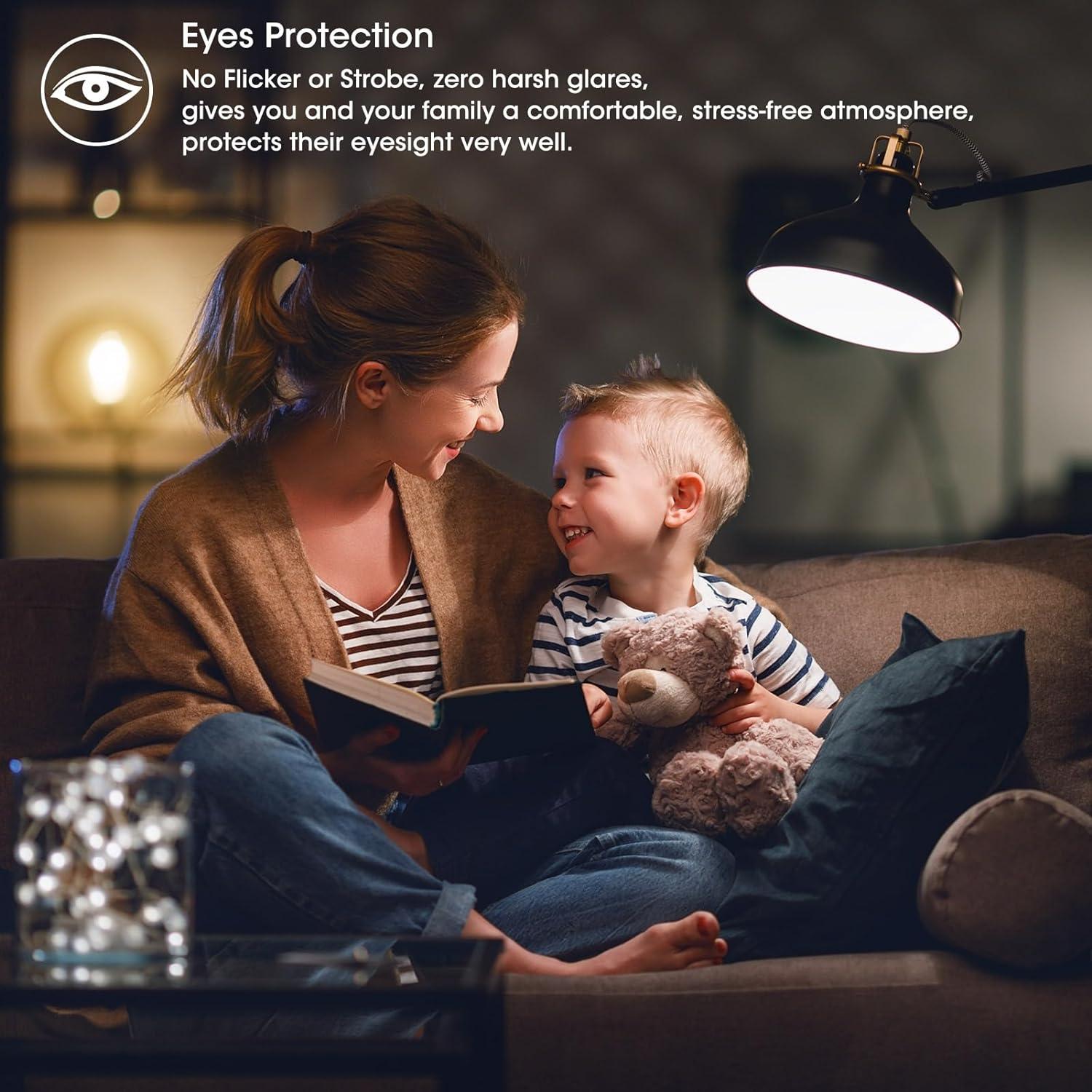 Paquete de 12 bombillas LED Edison Gozelux 60W regulables