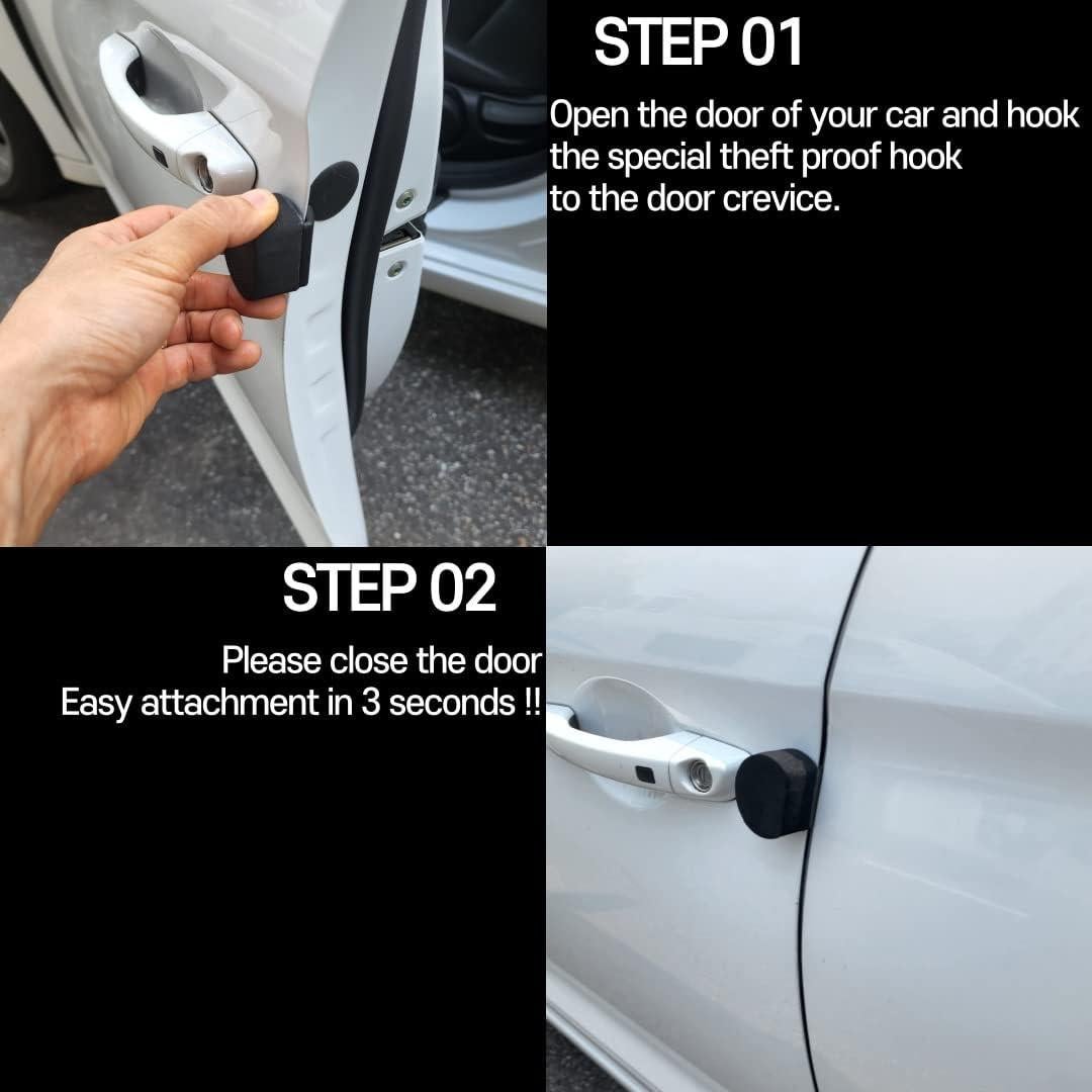 Protector de Puerta de Coche DAHINRAUM Magnético 2 Pcs