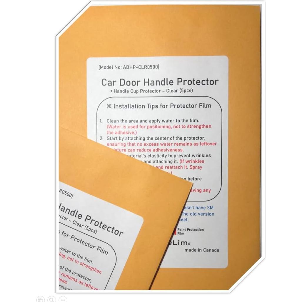 Protector de Taza para Manija de Puerta QLim 5pcs Transparente