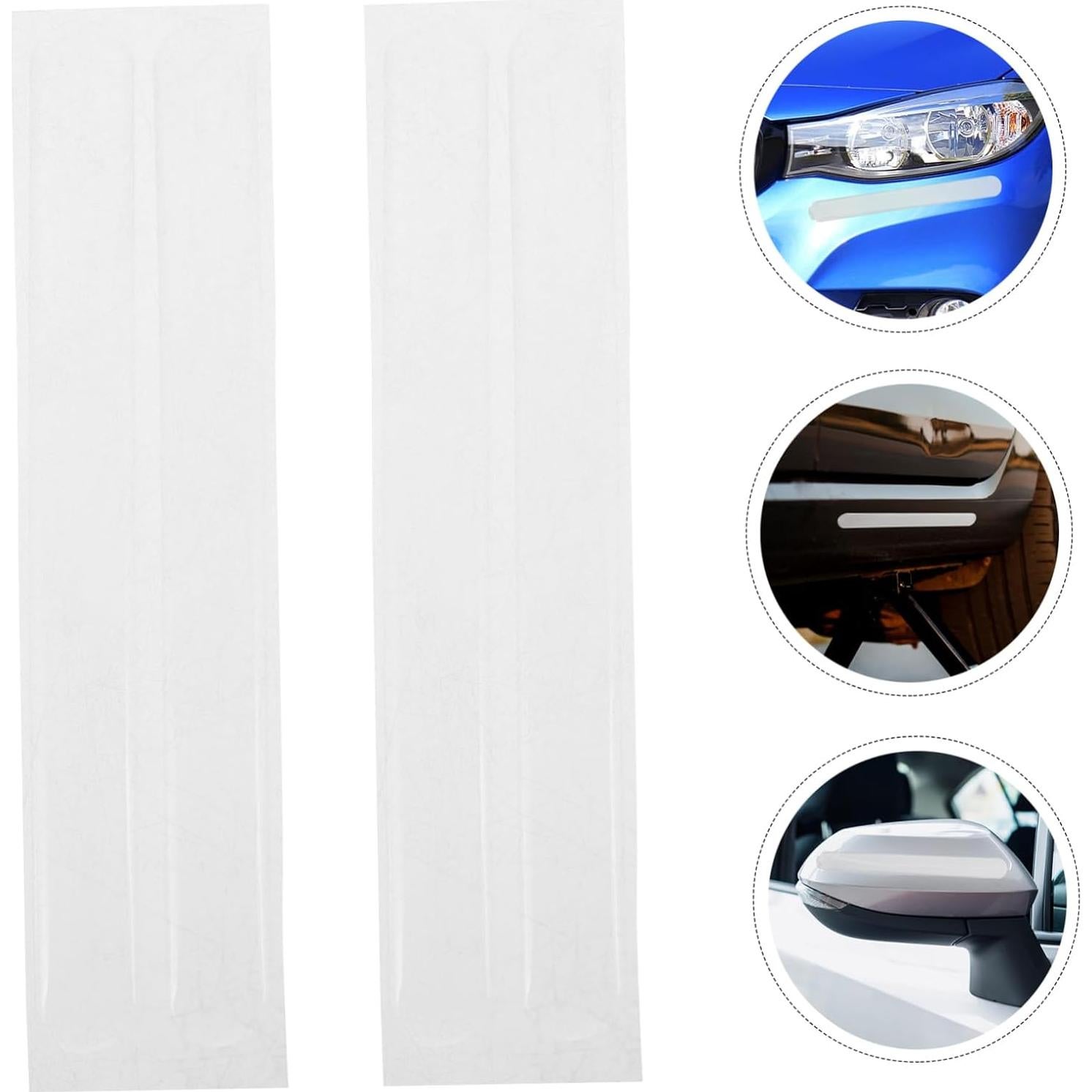 2 Tiras Protectores de Parachoques GETAJGHSD para Puertas de Coche