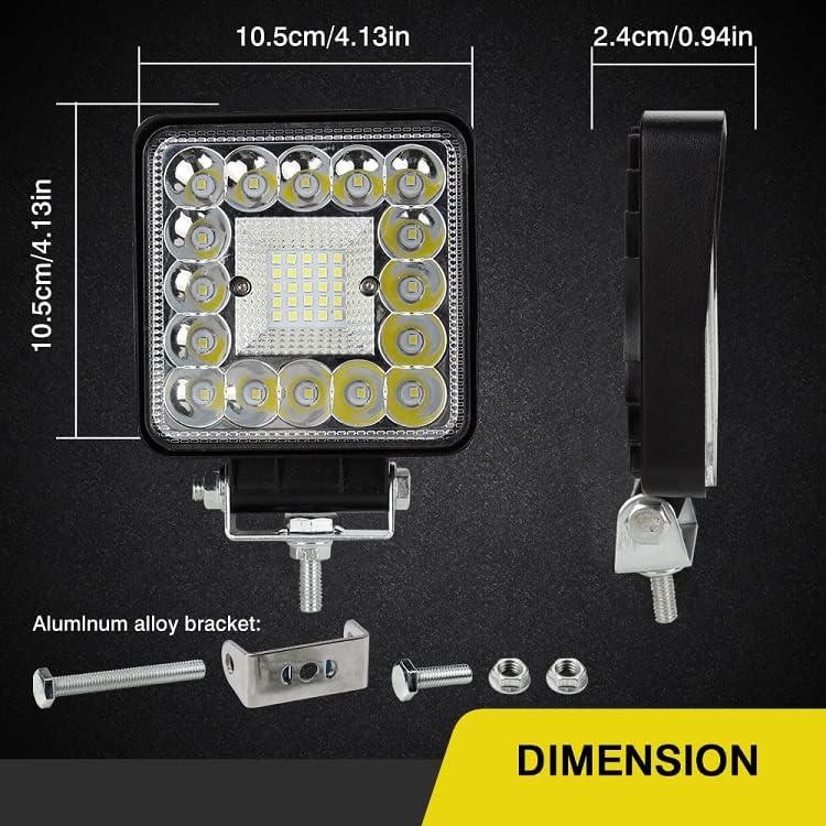 Luces de Trabajo LED 4" AUBEAMTO 123W 24000LM IP65 2Pack