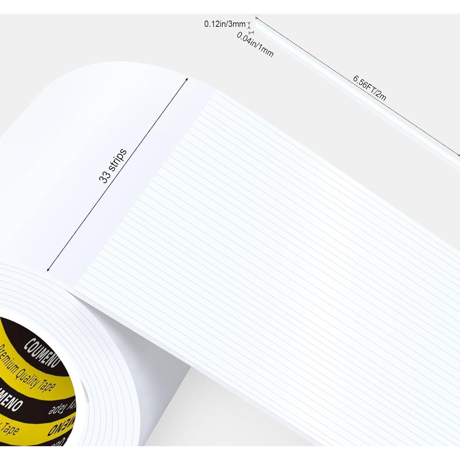 Cinta de Sellado COUMENO 2m Blanca Impermeable para Grietas