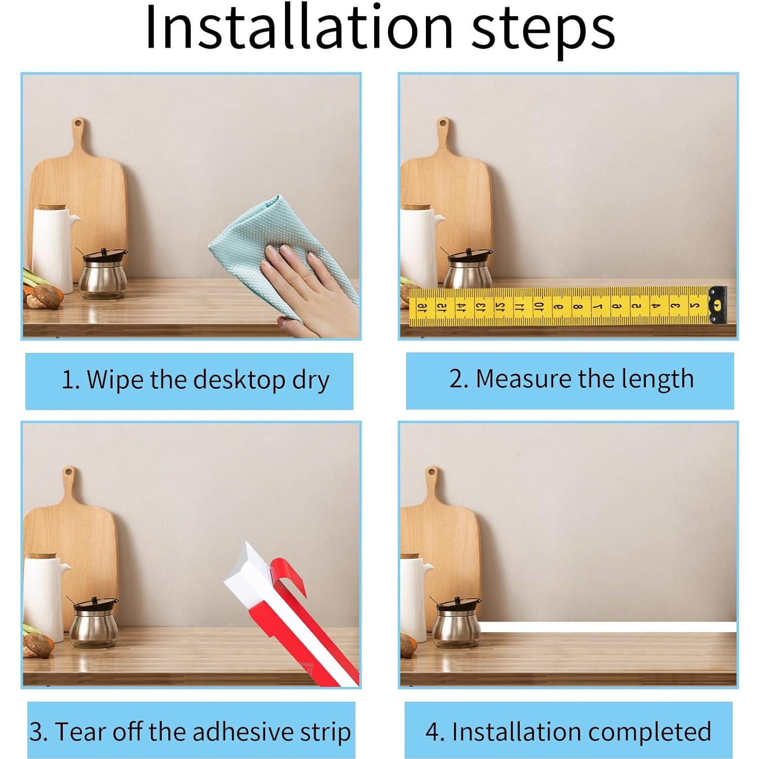 Umbral de Ducha de Silicona Chepanke 3m Impermeable Blanco