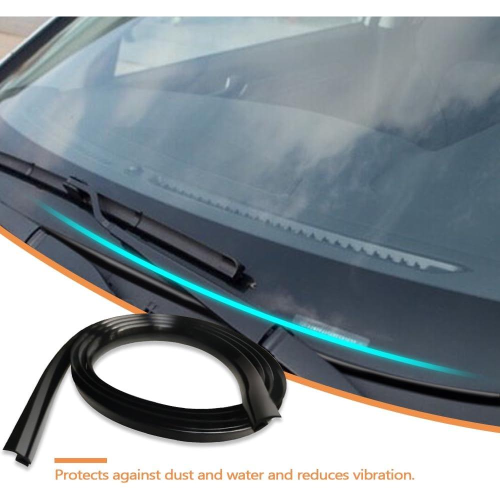 Tira de Sellado de Goma para Parabrisas WINUERK 1.7m Universal