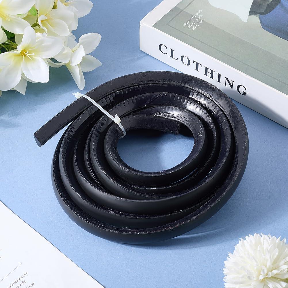 Moldura Cuarterona Autoadhesiva CRASPIRE 3.00m Negra Flexible