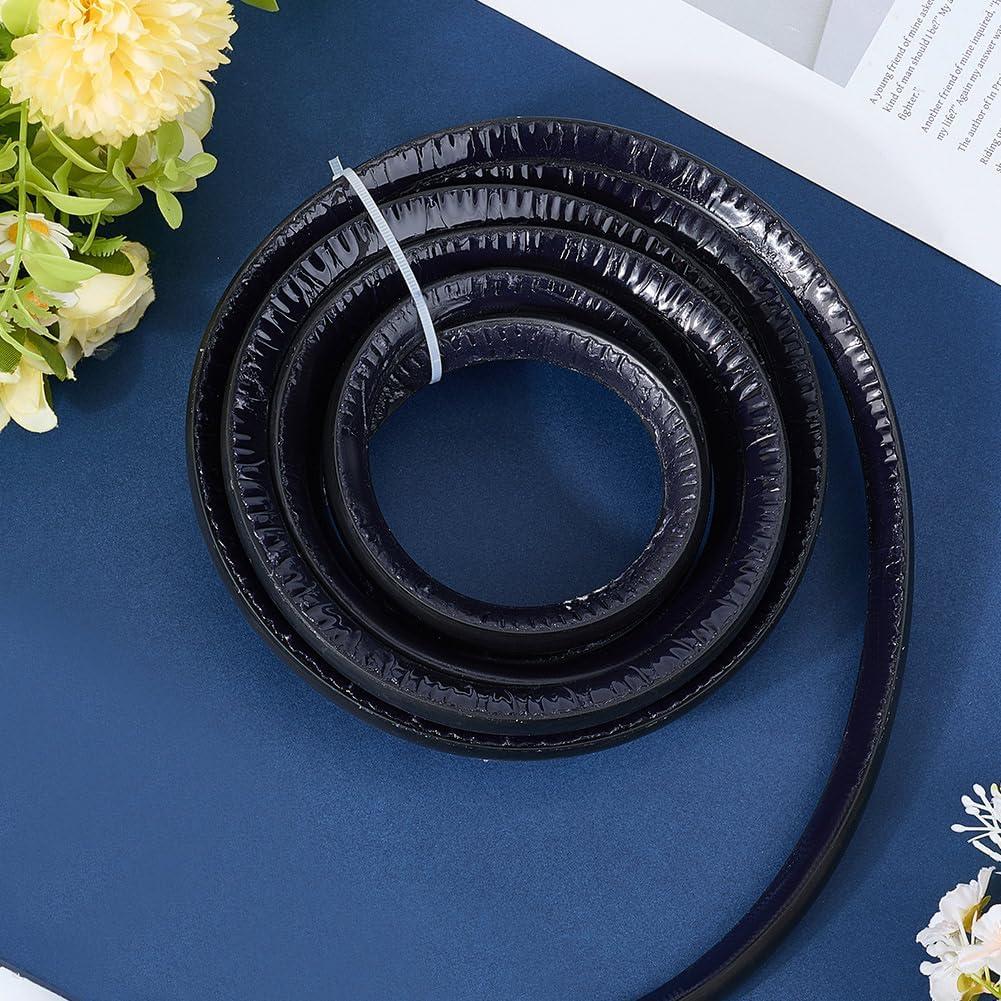 Moldura Cuarterona Autoadhesiva CRASPIRE 3.00m Negra Flexible