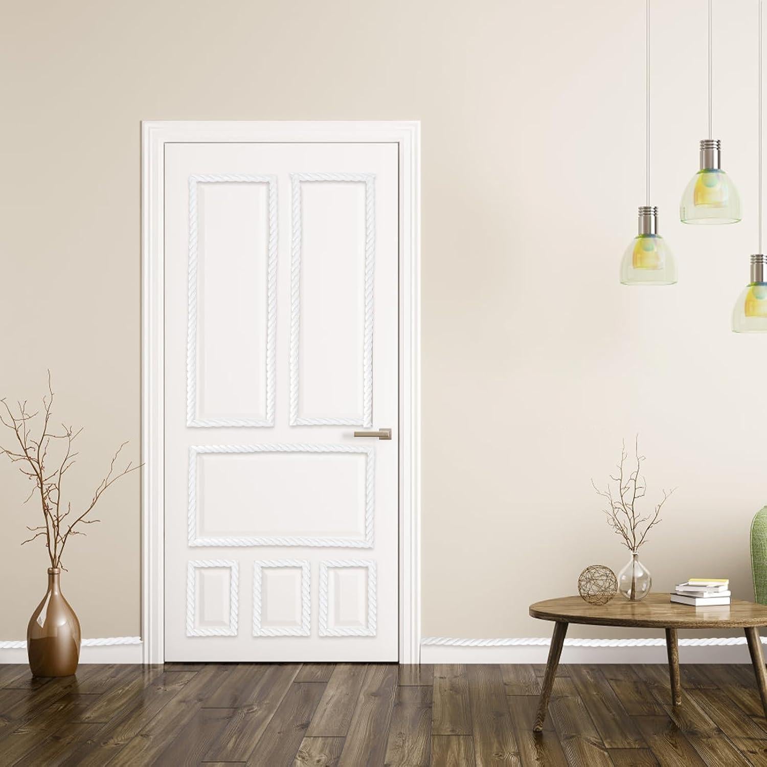 Moldura Autoadhesiva Cididu 5m PVC Flexible para Decoración