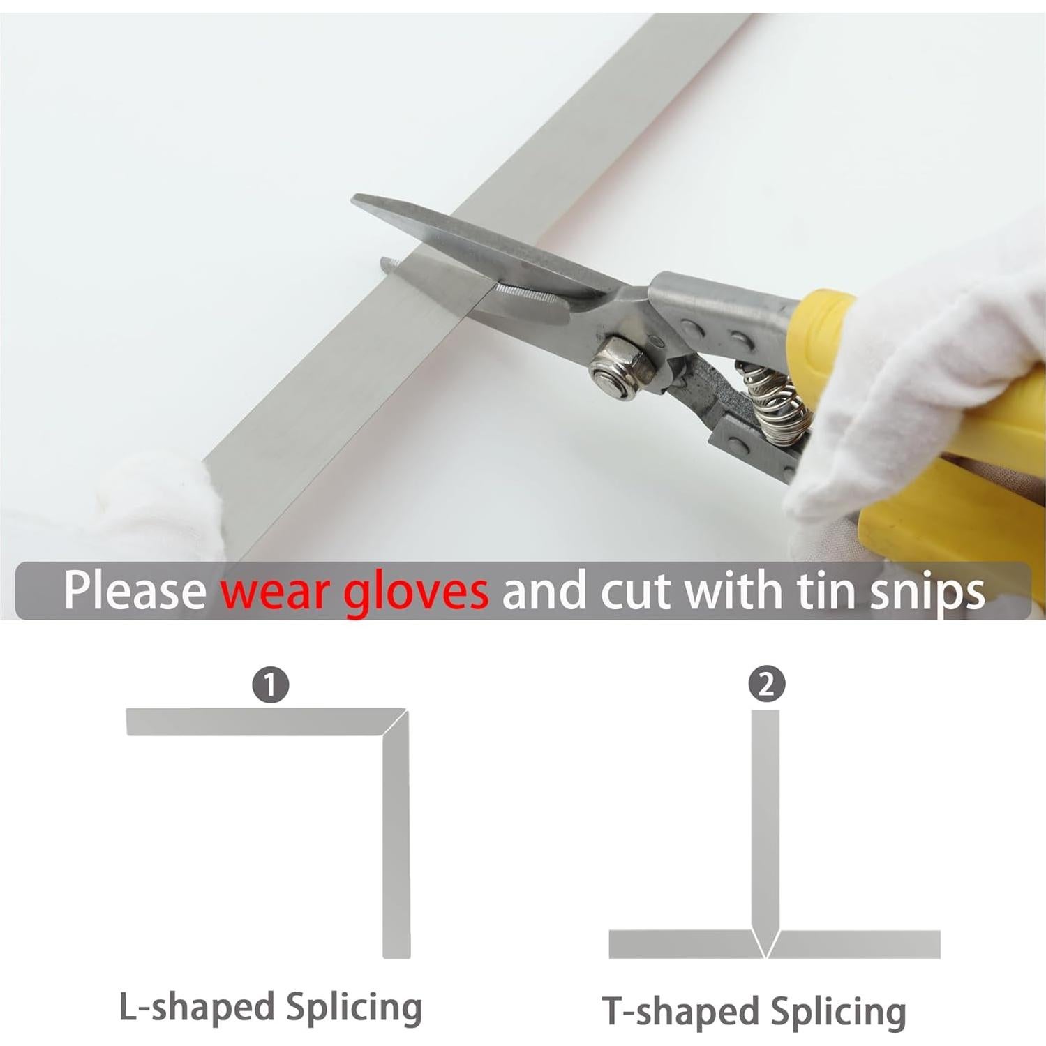 Moldura Autoadhesiva de Acero Inoxidable Coengwui 6.1m Plata