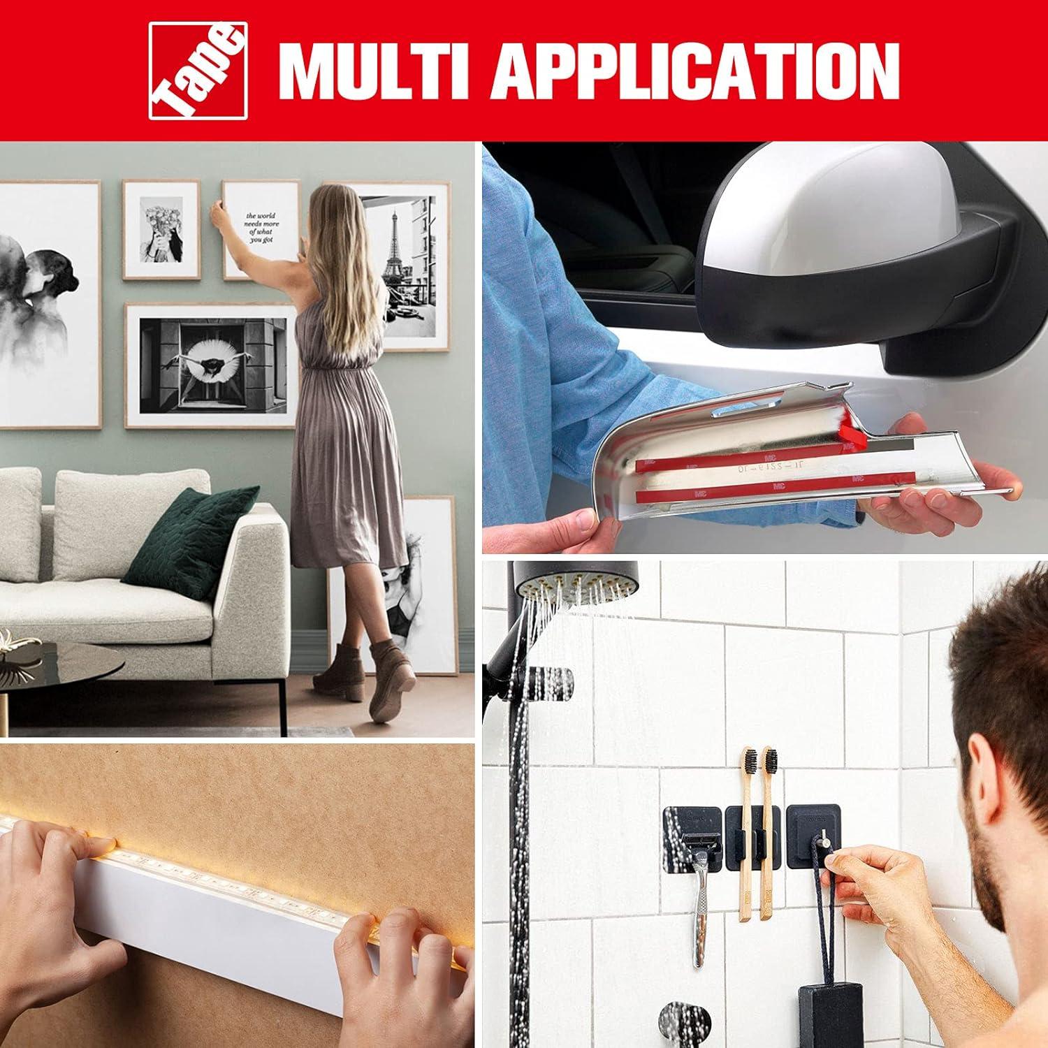 Cinta Doble Cara 3M VHB 10m x 1cm Impermeable Alta Resistencia