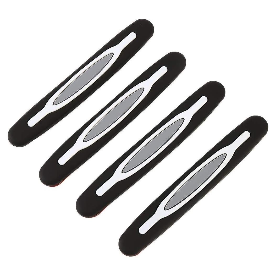 Tiras Anti-Colisión para Puertas de Auto HONGYAN 4 Pcs Silicona