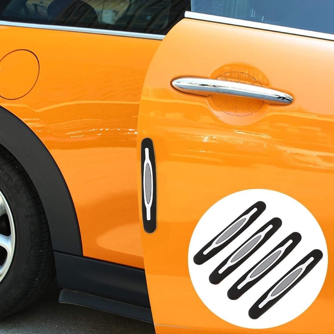 Tiras Anti-Colisión para Puertas de Auto HONGYAN 4 Pcs Silicona